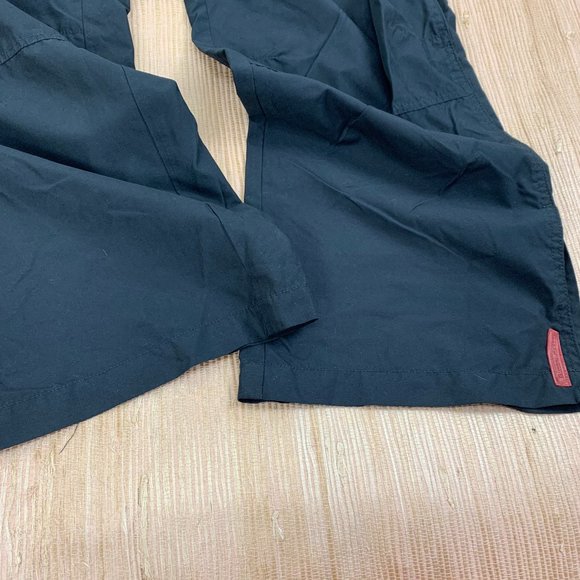 Vintage Y2K GUESS Jeans Wide Leg Polyester Track Pants Back Pocket Black Size 31 - Picture 5 of 6